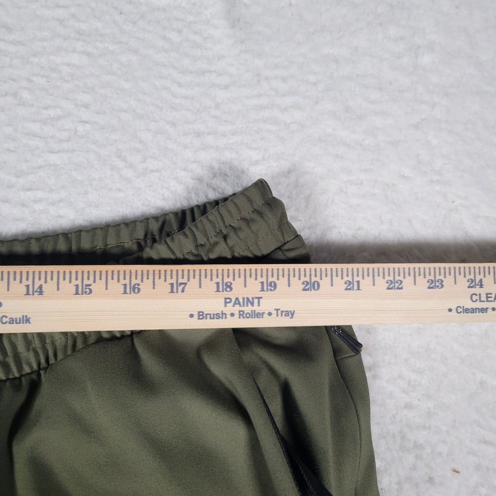 Old Navy Jogger Pants Mens 36 Olive Green Tapered Zipper Pockets Athleisure‎ - Picture 7 of 13
